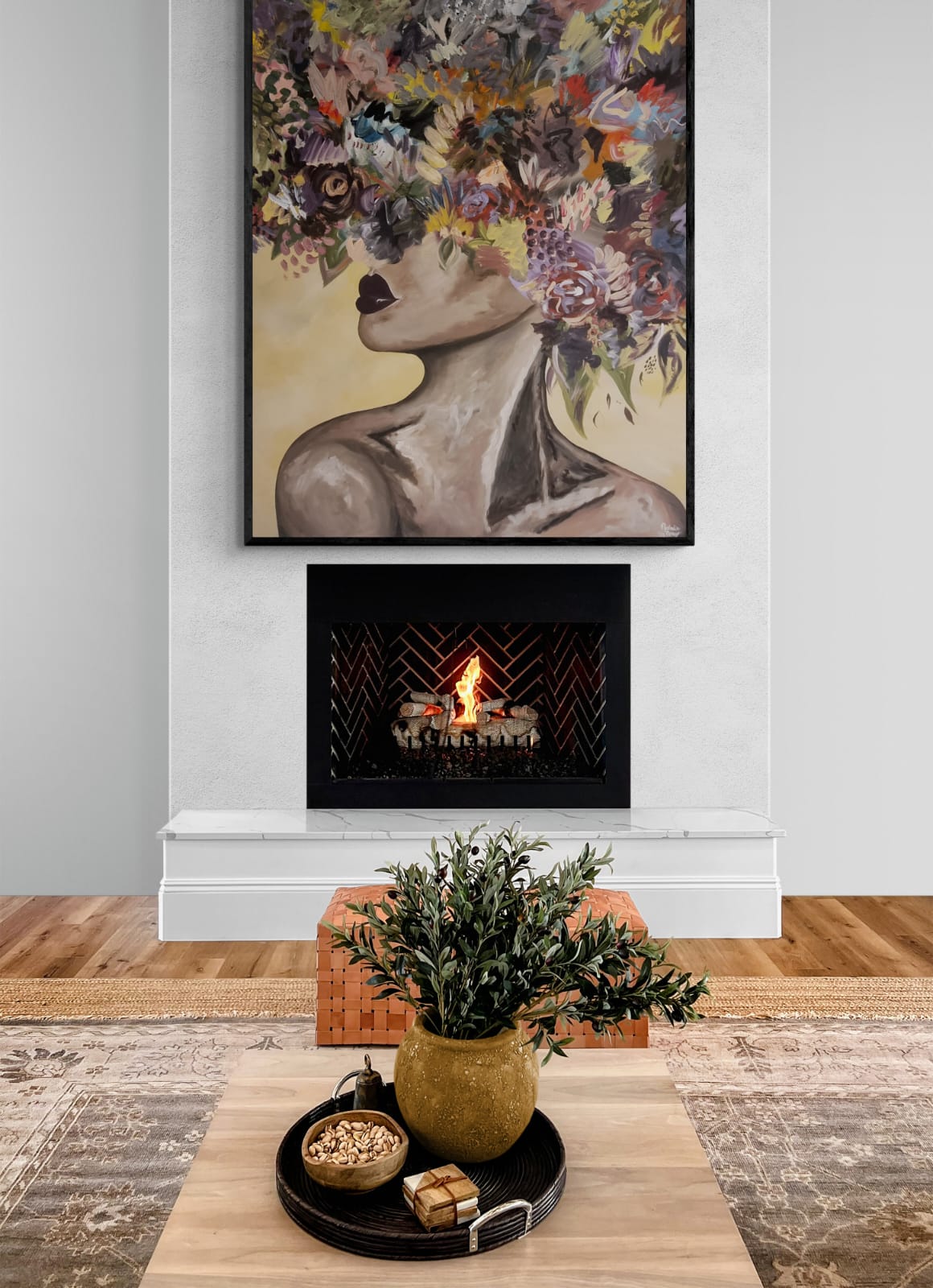 - SOLD - "Wildflower" - 150cm x 100cm - Image 15