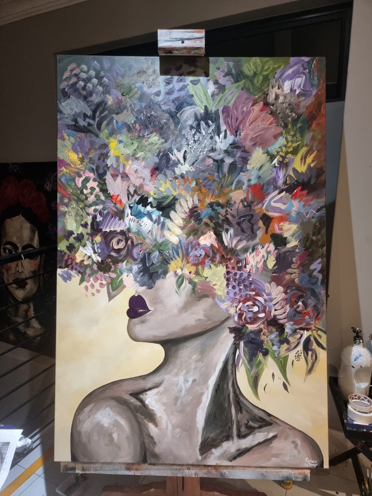 - SOLD - "Wildflower" - 150cm x 100cm - Image 11