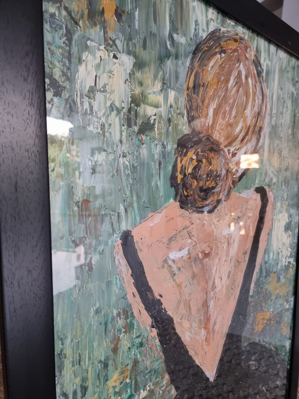 - SOLD - "The Dance" - Framed in Black Wooden Frame with Glass - 92cm x 67cm - Image 15