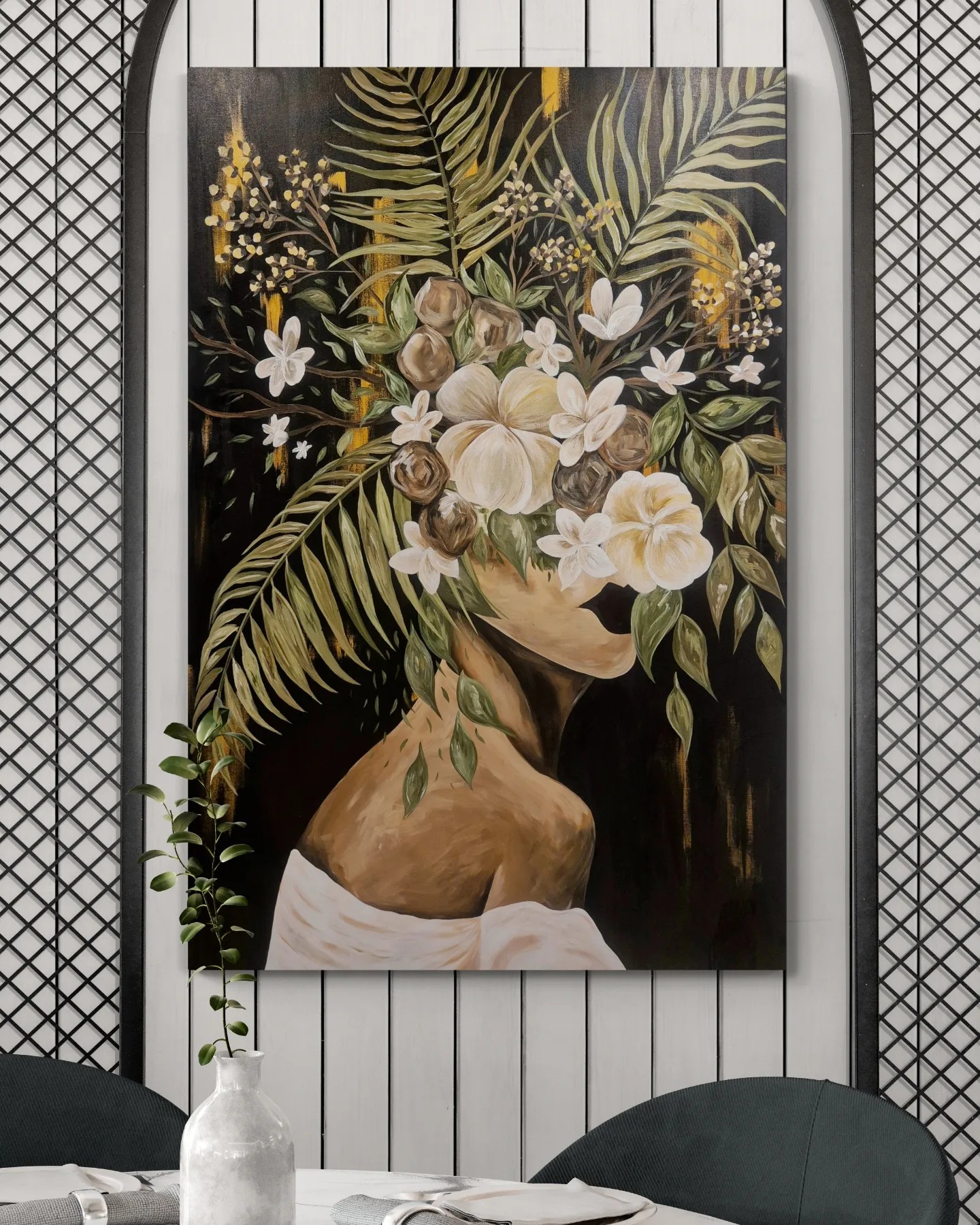 - SOLD - "Isla Bloom" - 100 x 150cm - Acrylic on Canvas - Image 4
