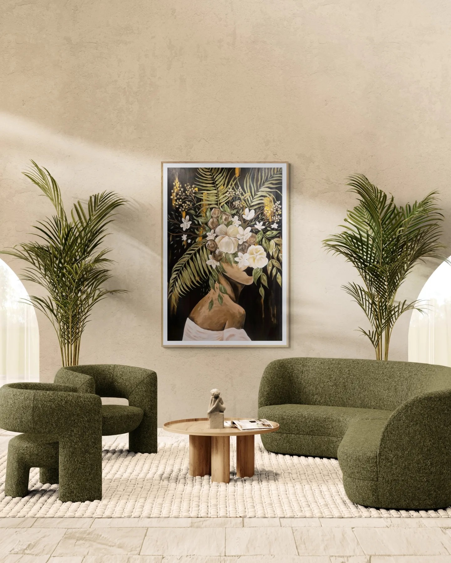 - SOLD - "Isla Bloom" - 100 x 150cm - Acrylic on Canvas - Image 3