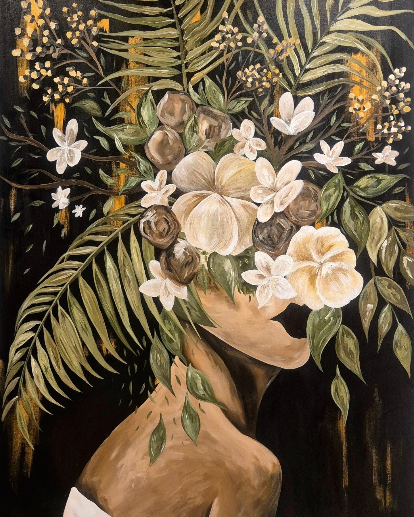 - SOLD - "Isla Bloom" - 100 x 150cm - Acrylic on Canvas - Image 8