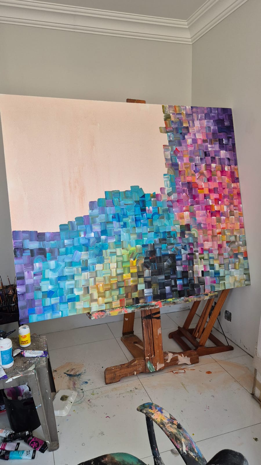 - SOLD - "Kaleidoscope Dreams" - 130 x `160cm - Image 8