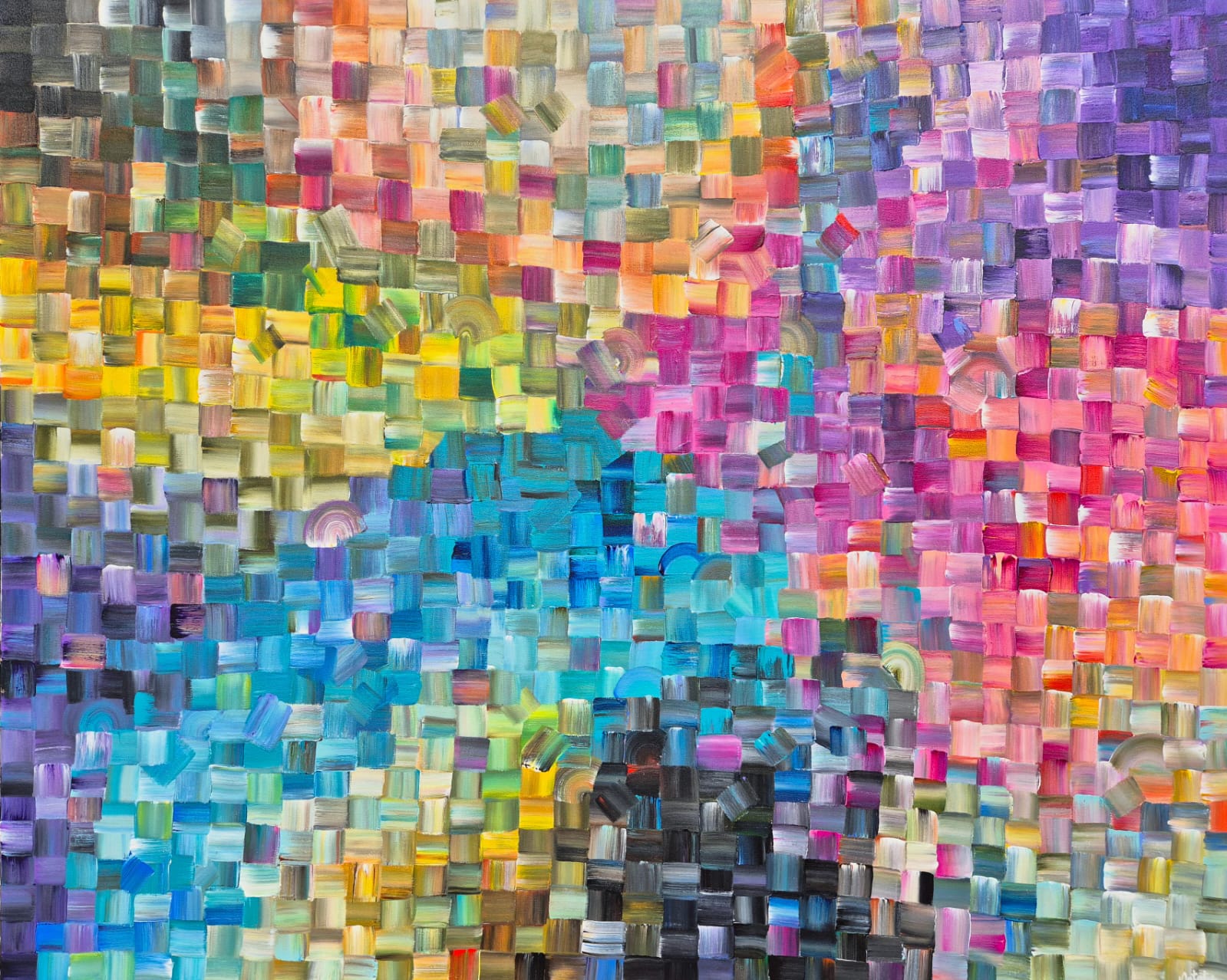 - SOLD - "Kaleidoscope Dreams" - 130 x `160cm - Image 9