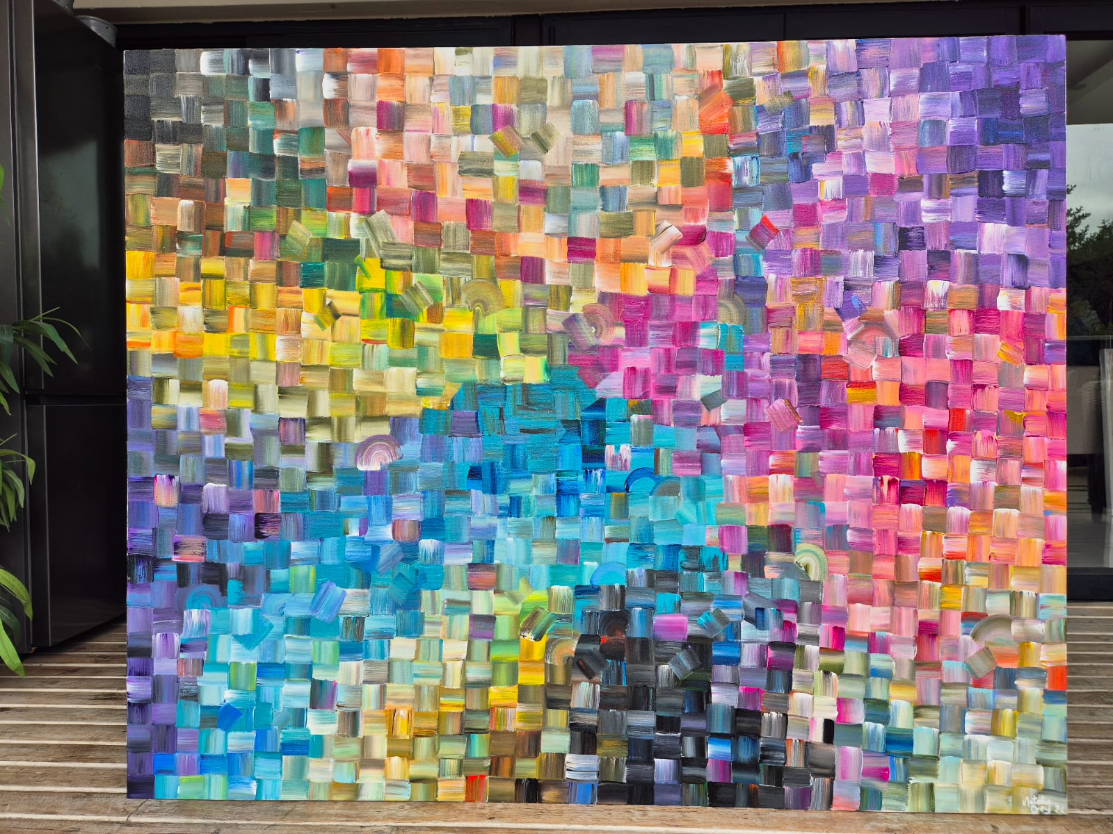 - SOLD - "Kaleidoscope Dreams" - 130 x `160cm - Image 10