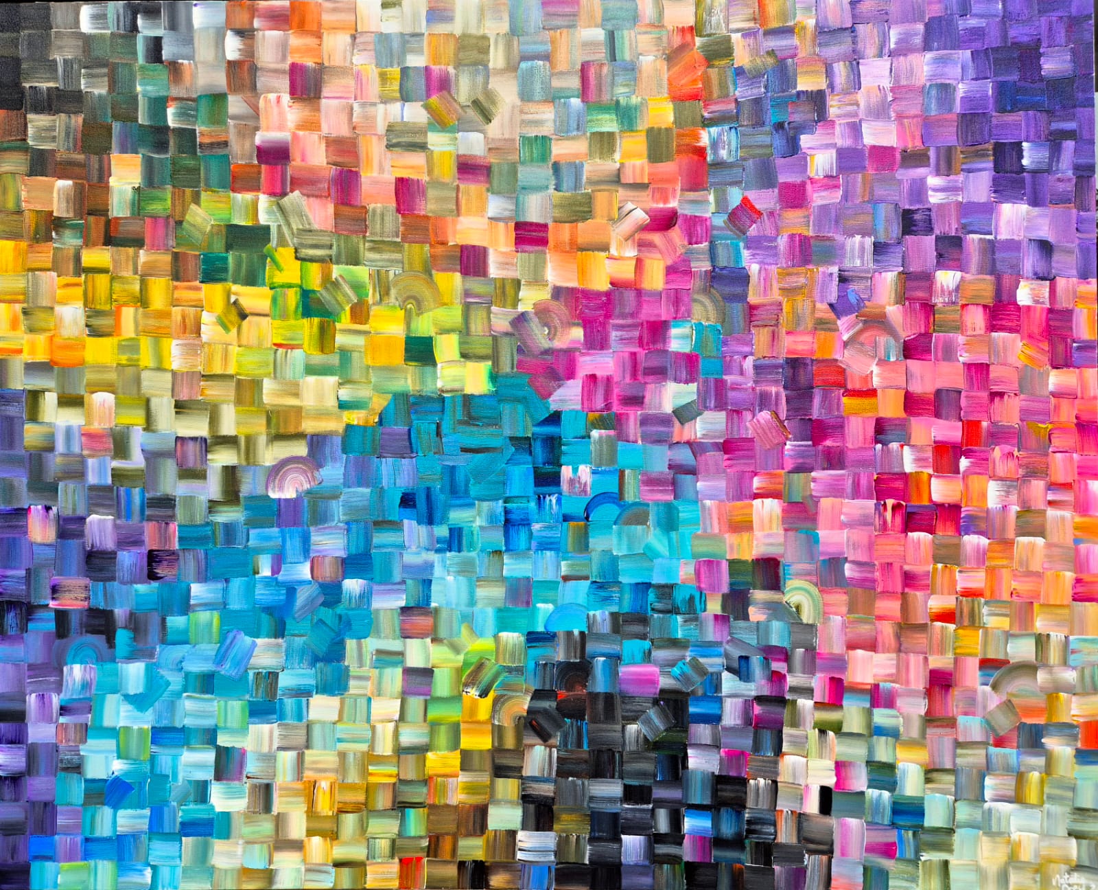 - SOLD - "Kaleidoscope Dreams" - 130 x `160cm - Image 11