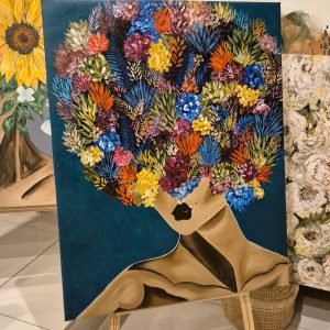 - SOLD - "Find Me In The Fynbos" - 84 x 110cm - Acrylic on Canvas