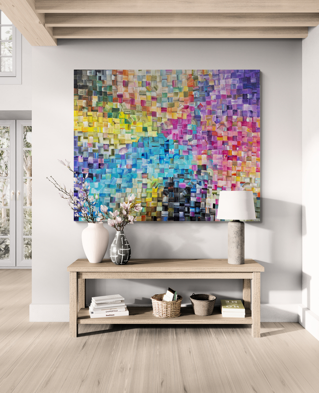 - SOLD - "Kaleidoscope Dreams" - 130 x `160cm
