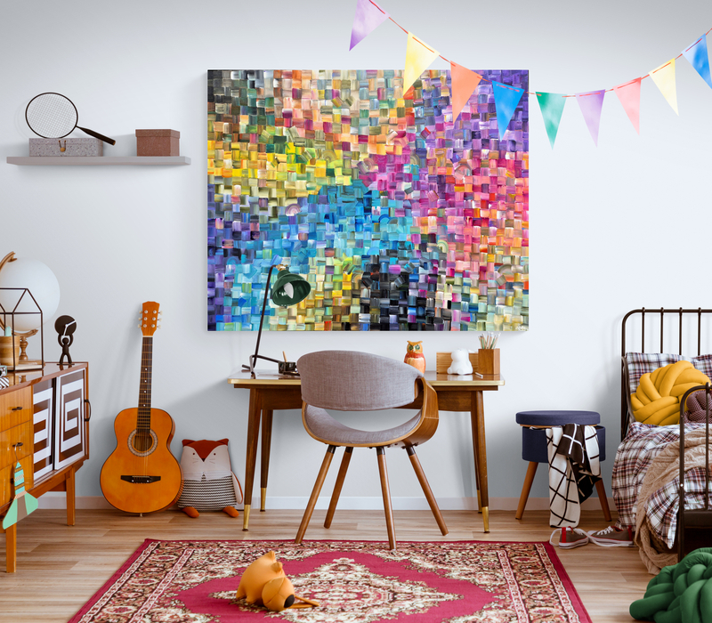 - SOLD - "Kaleidoscope Dreams" - 130 x `160cm - Image 3