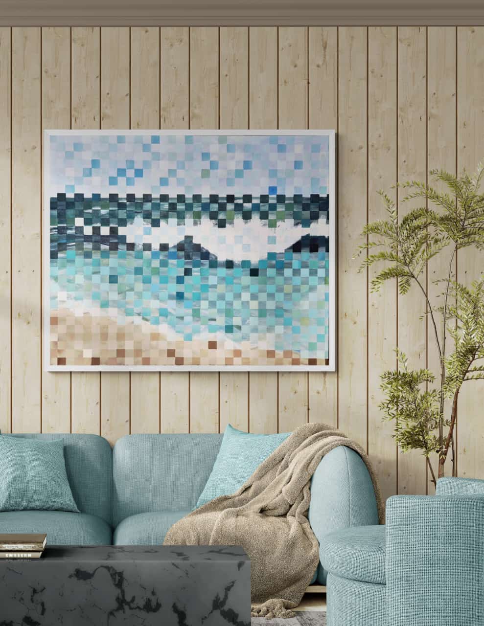 SOLD - "Beneath The Surface" - 100x120cm - Acrylic On Canvas
