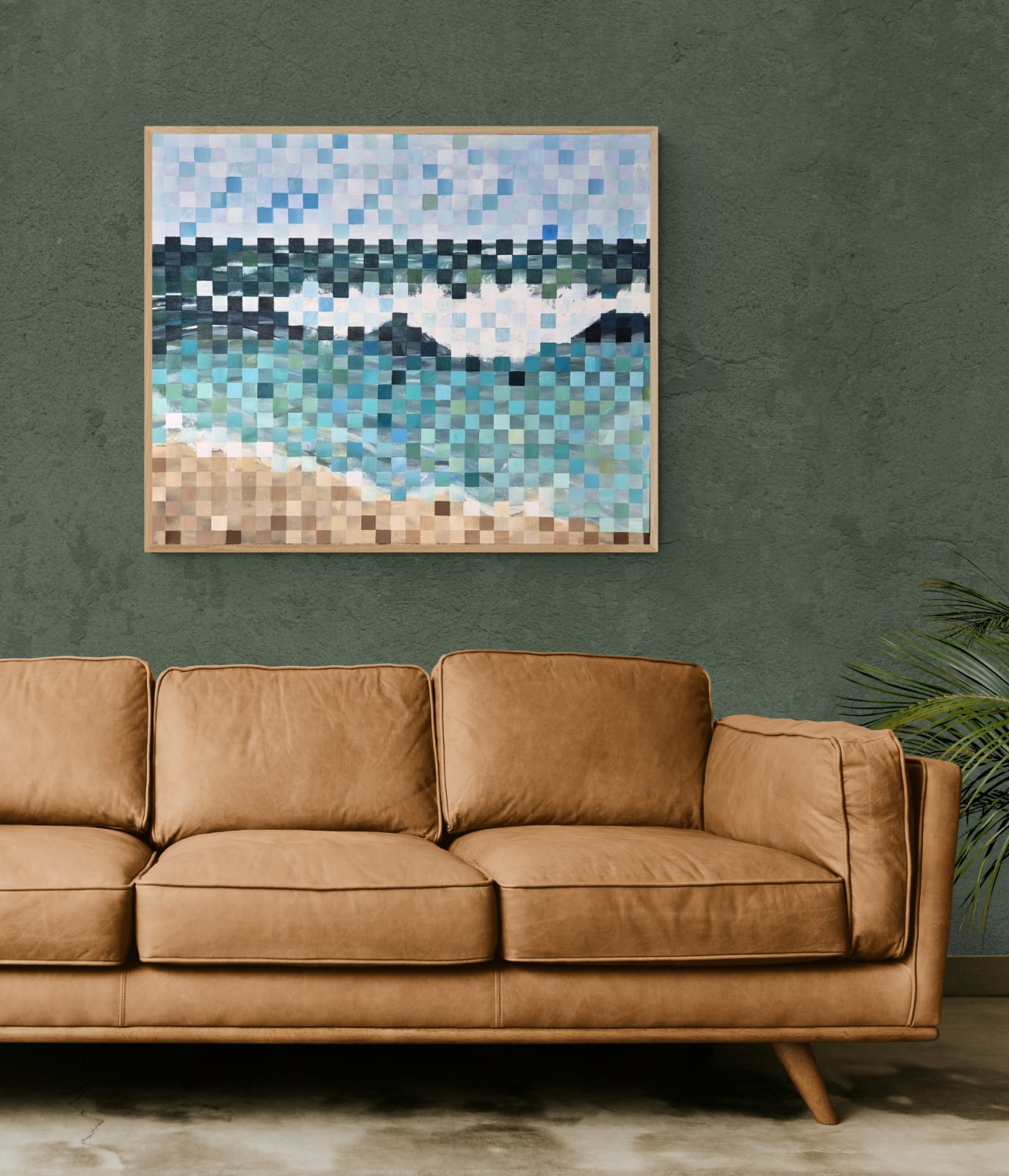SOLD - "Beneath The Surface" - 100x120cm - Acrylic On Canvas - Image 9