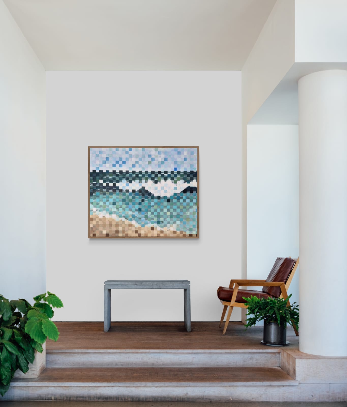 SOLD - "Beneath The Surface" - 100x120cm - Acrylic On Canvas - Image 10