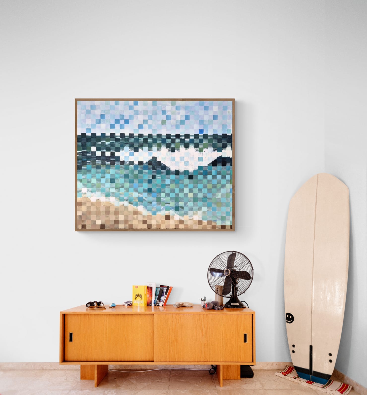 SOLD - "Beneath The Surface" - 100x120cm - Acrylic On Canvas - Image 2