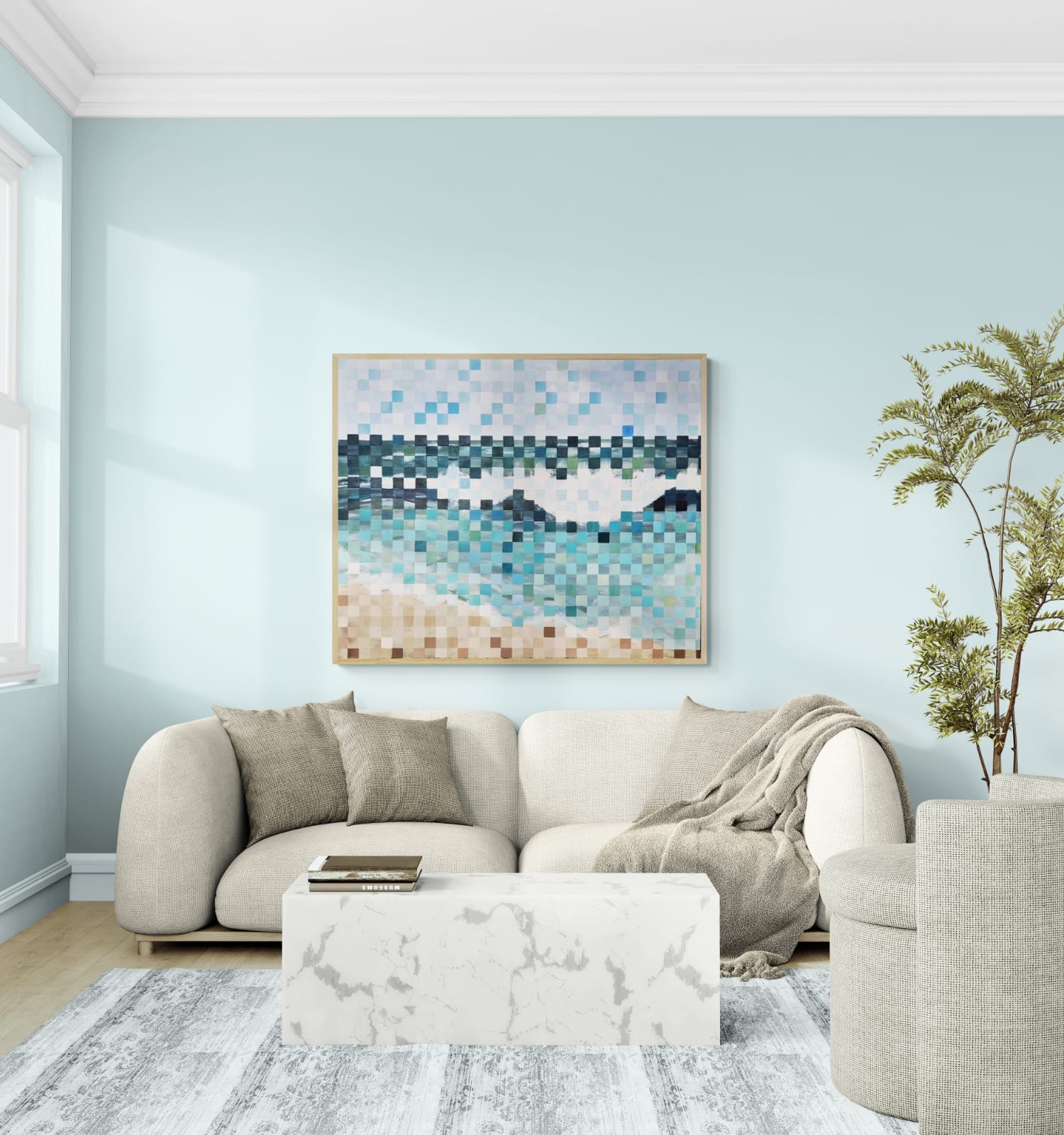 SOLD - "Beneath The Surface" - 100x120cm - Acrylic On Canvas - Image 3