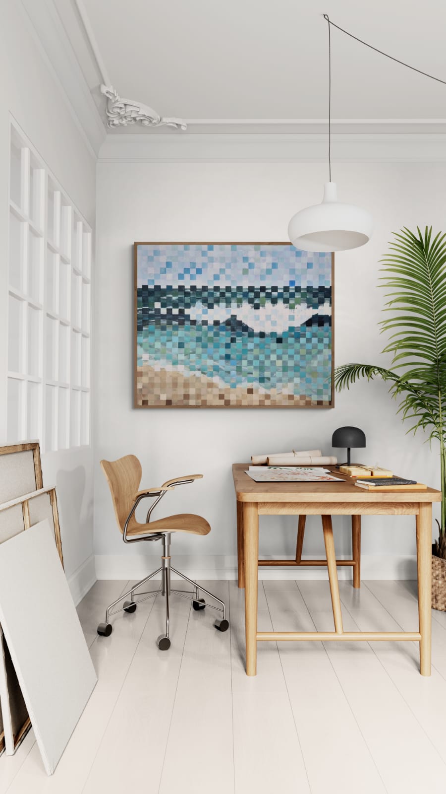 SOLD - "Beneath The Surface" - 100x120cm - Acrylic On Canvas - Image 11