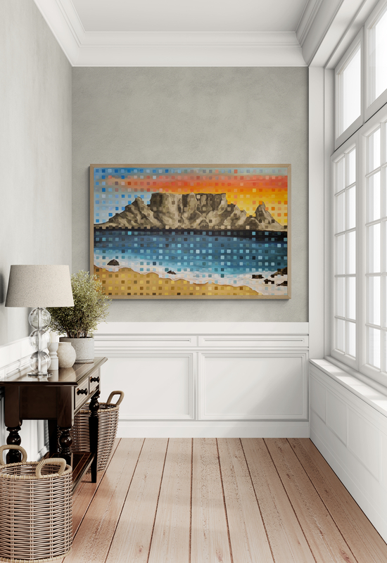 SOLD - "Table Mountain" - 100 x 150cm - Acrylic on Canvas