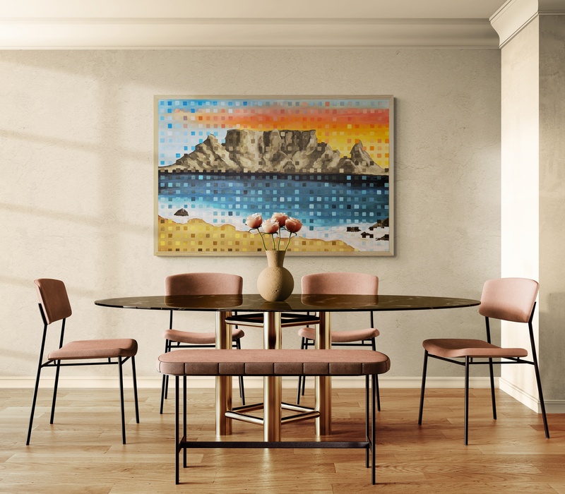 SOLD - "Table Mountain" - 100 x 150cm - Acrylic on Canvas - Image 7