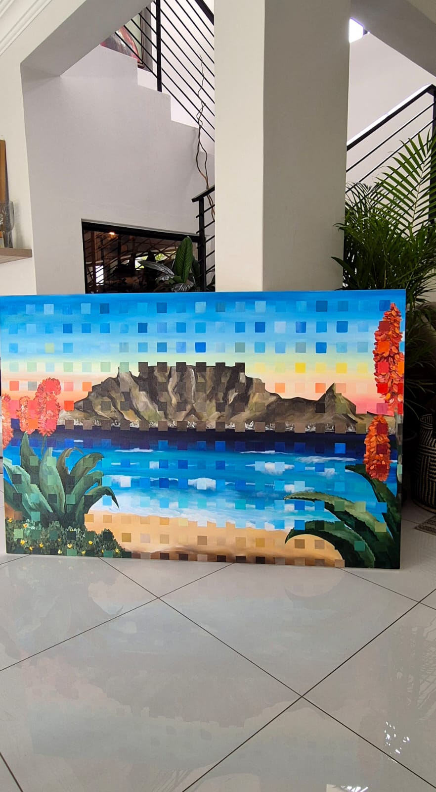 SOLD - "South African Splendor" - 100 x 150cm - Acrylic on Canvas - Image 22