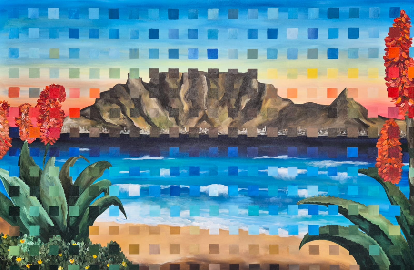 SOLD - "South African Splendor" - 100 x 150cm - Acrylic on Canvas - Image 3