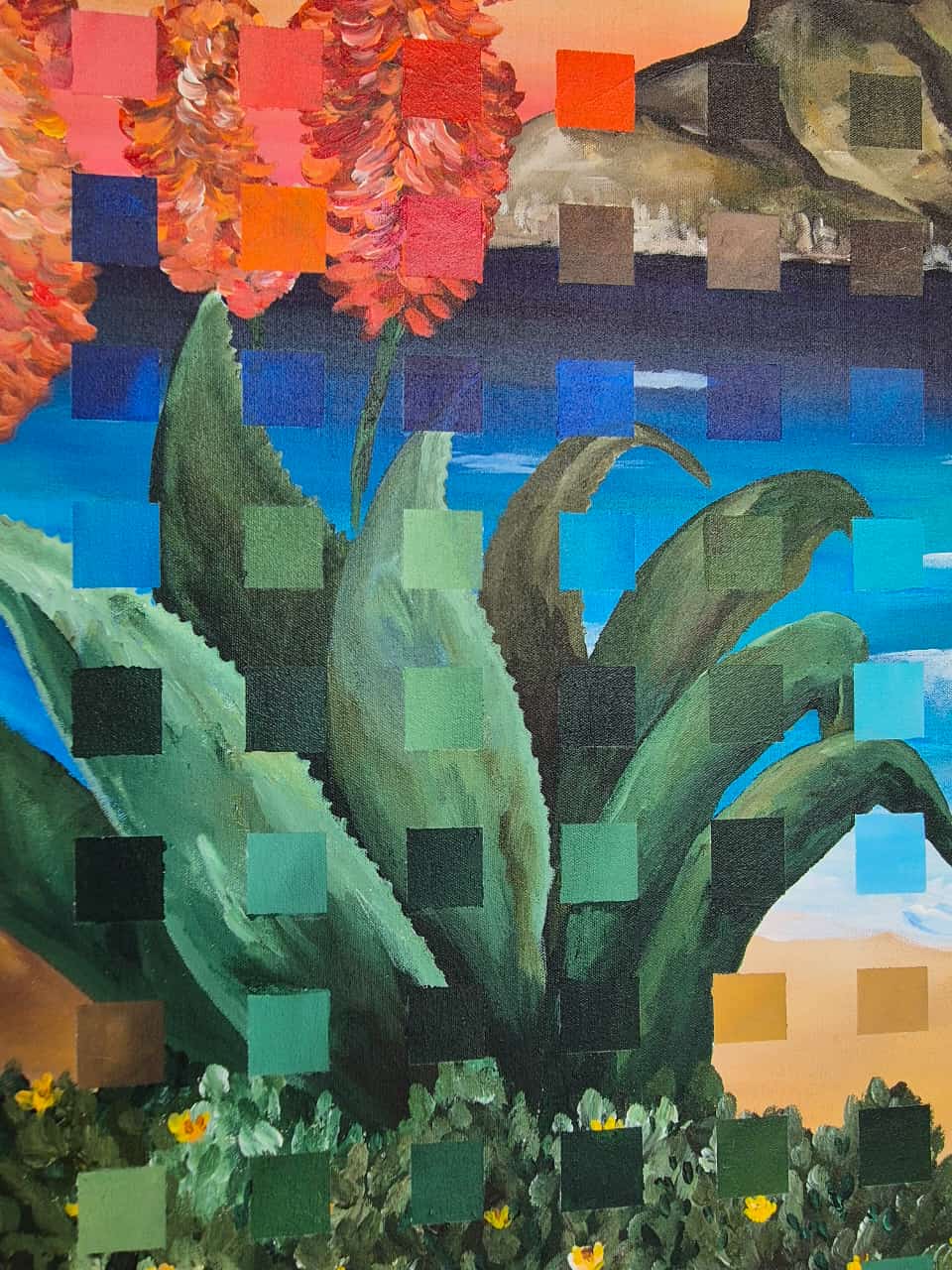 SOLD - "South African Splendor" - 100 x 150cm - Acrylic on Canvas - Image 14
