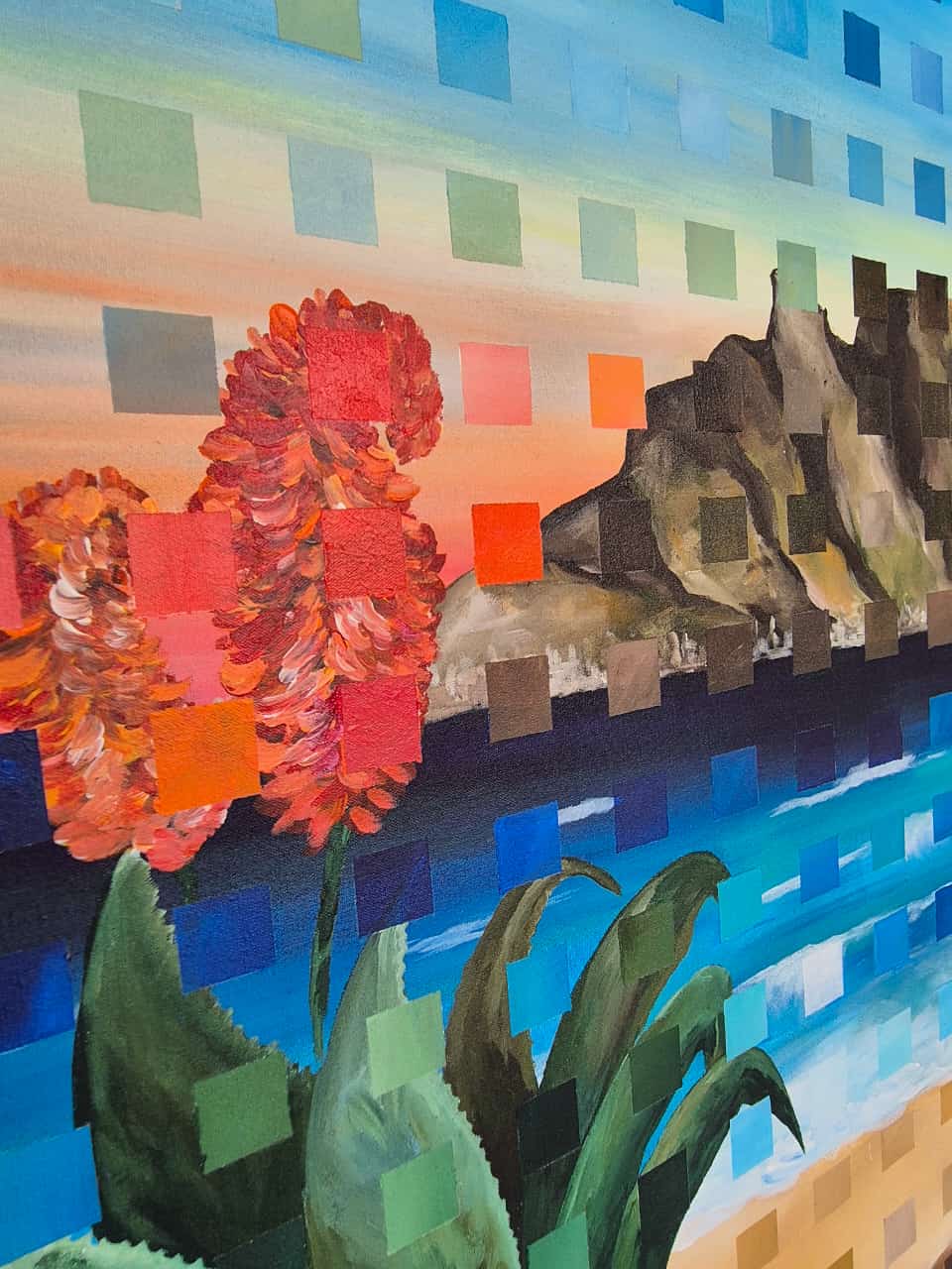 SOLD - "South African Splendor" - 100 x 150cm - Acrylic on Canvas - Image 13