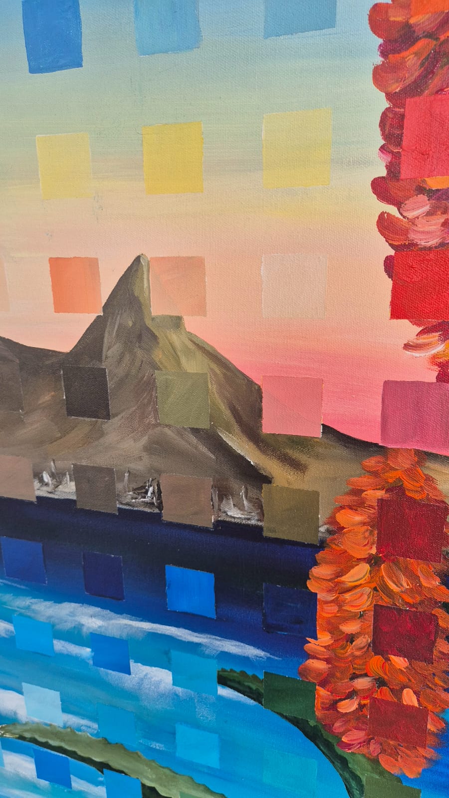 SOLD - "South African Splendor" - 100 x 150cm - Acrylic on Canvas - Image 11