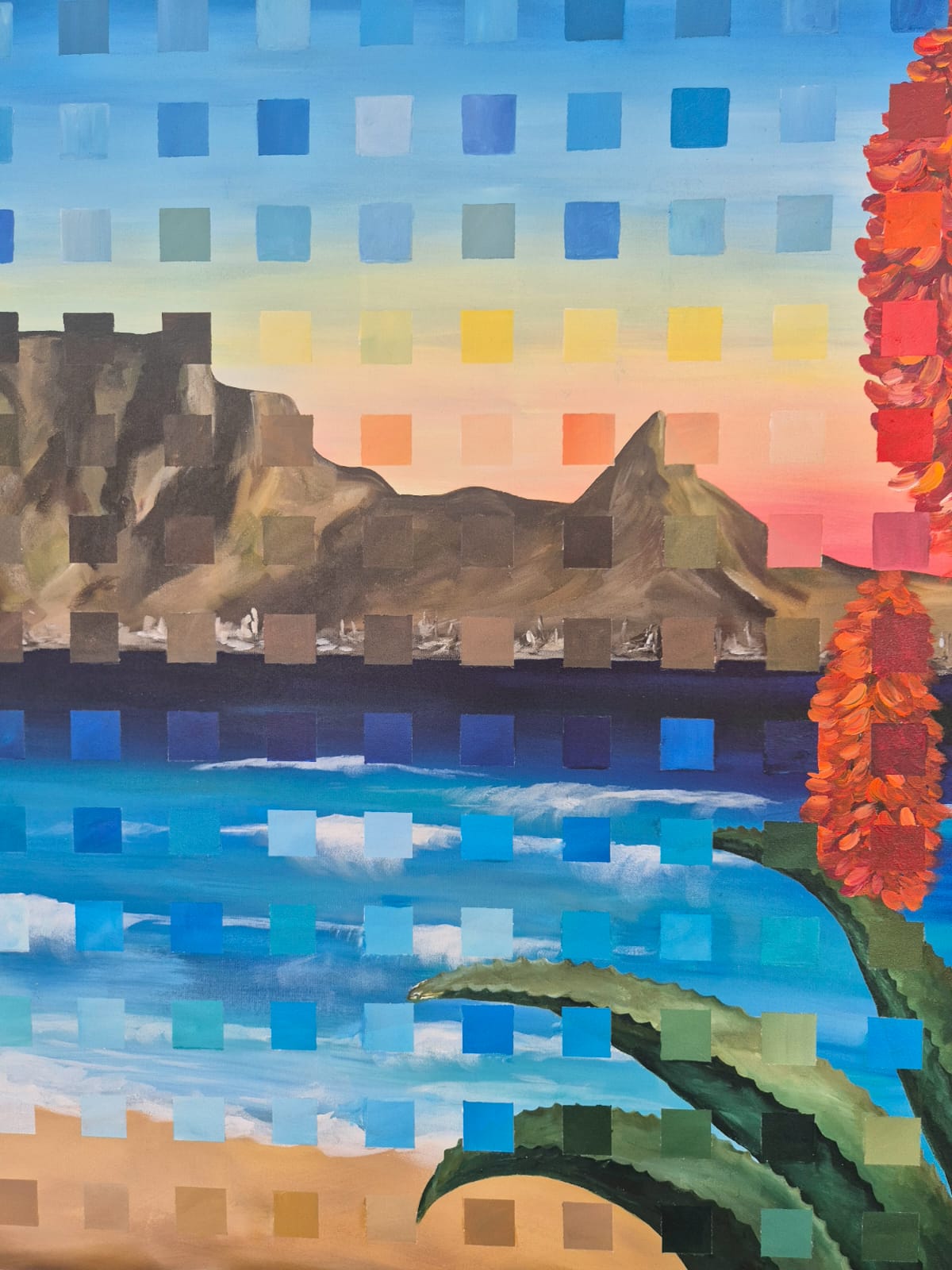 SOLD - "South African Splendor" - 100 x 150cm - Acrylic on Canvas - Image 12