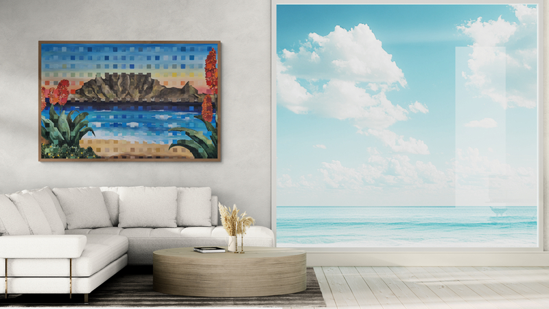 SOLD - "South African Splendor" - 100 x 150cm - Acrylic on Canvas - Image 6