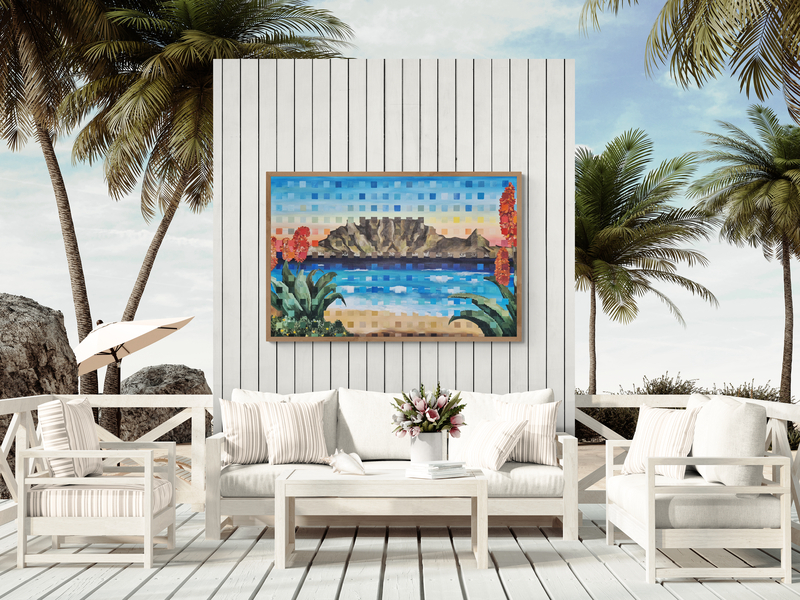SOLD - "South African Splendor" - 100 x 150cm - Acrylic on Canvas - Image 2