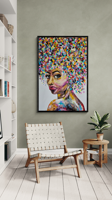 - SOLD - "Life Of The Party" - 100 x 150cm - Acrylic On Canvas - Image 4