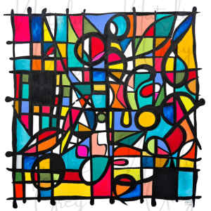 "Symphony Of Colour" Print - Printed onto Slimline Canvas