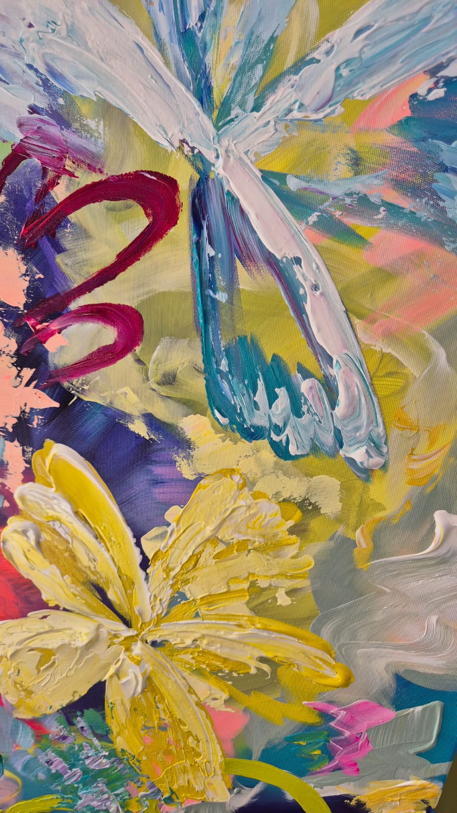 - SOLD - "Pina Colada's" - 110cm x 180cm - Acrylic On Canvas - Image 14