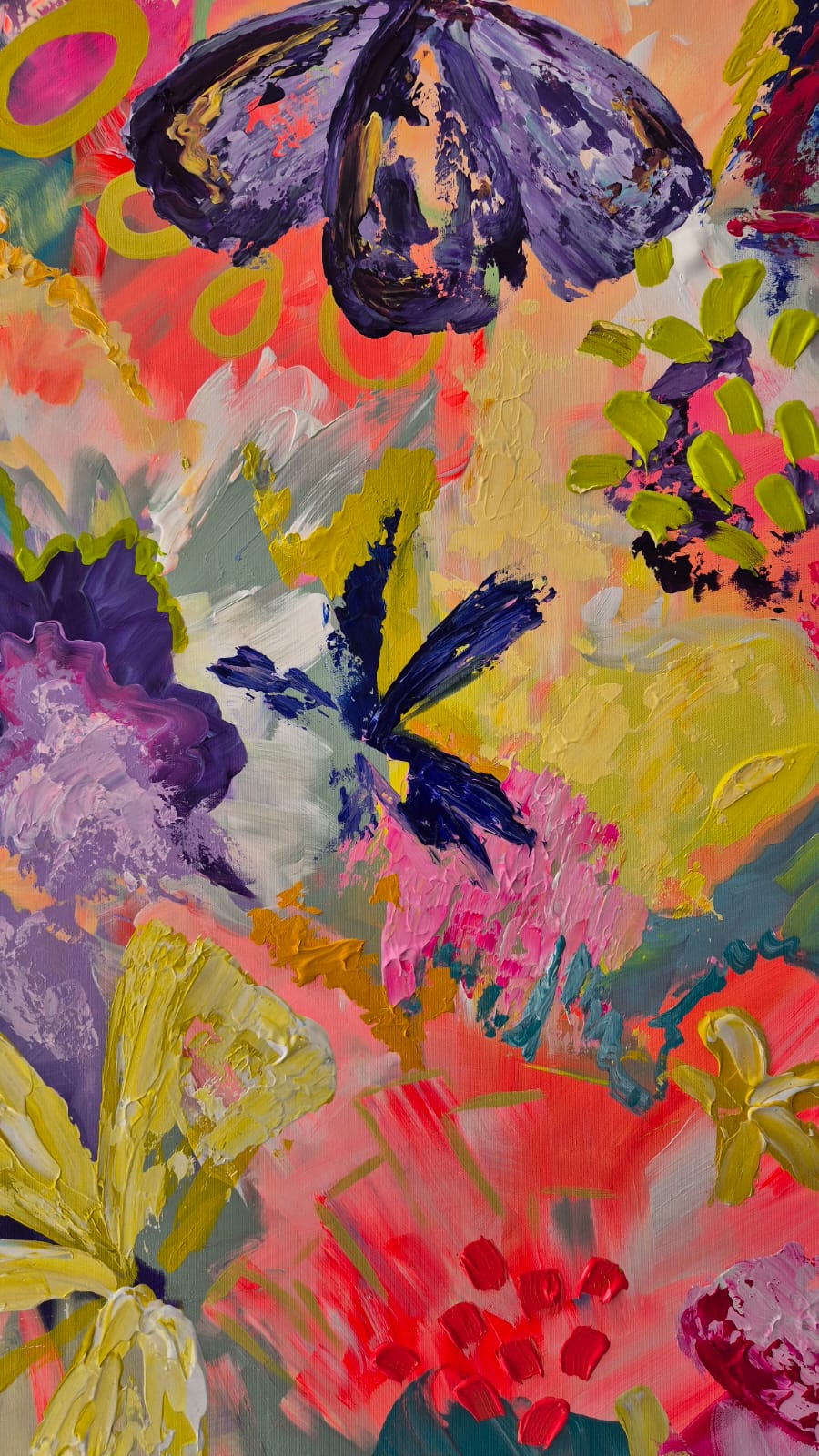 - SOLD - "Pina Colada's" - 110cm x 180cm - Acrylic On Canvas - Image 15
