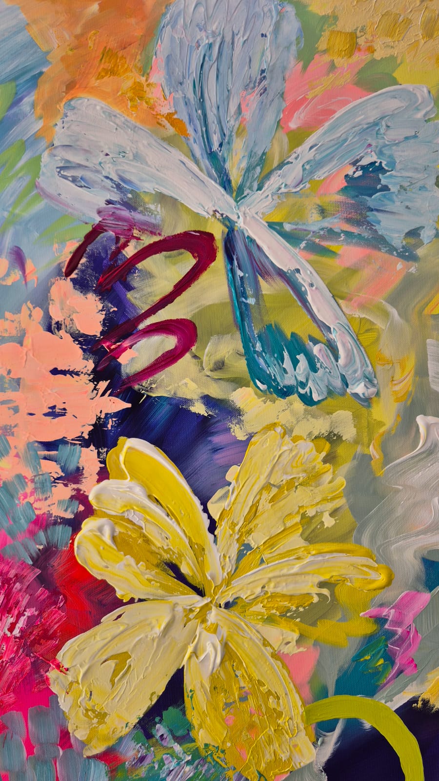- SOLD - "Pina Colada's" - 110cm x 180cm - Acrylic On Canvas - Image 16