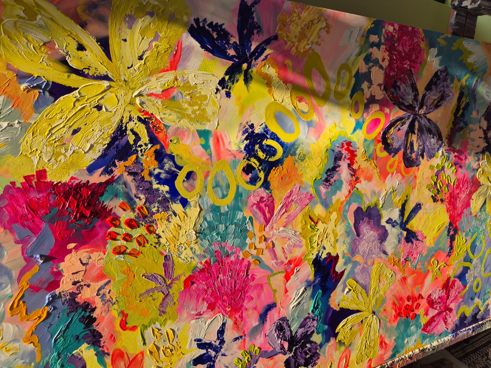 - SOLD - "Pina Colada's" - 110cm x 180cm - Acrylic On Canvas - Image 12