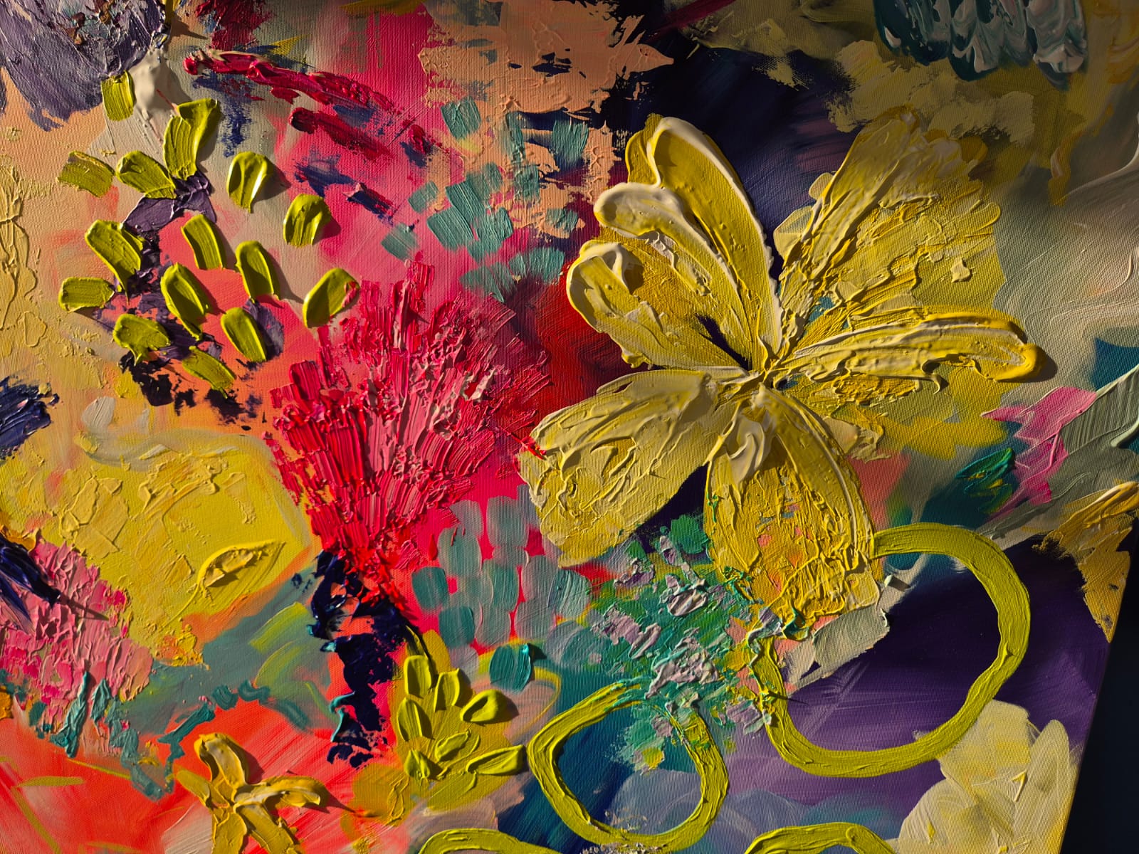 - SOLD - "Pina Colada's" - 110cm x 180cm - Acrylic On Canvas - Image 11