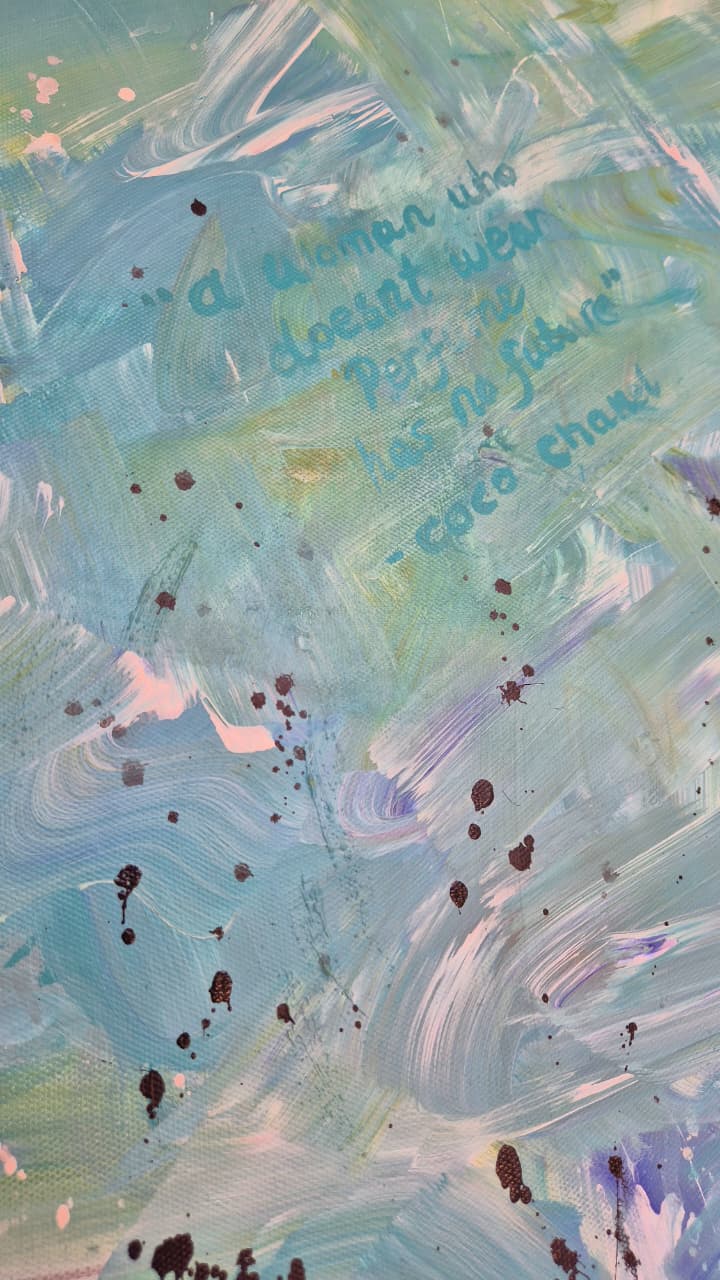 - SOLD - "From Paris With Love" - Acrylic On Canvas - 90 x 120cm - Image 15