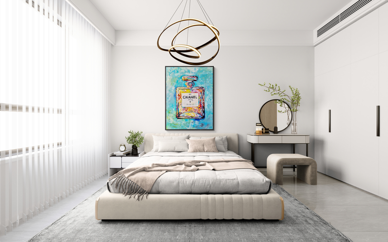 - SOLD - "From Paris With Love" - Acrylic On Canvas - 90 x 120cm - Image 12