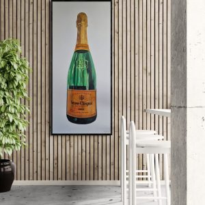 "Veuve Cliquot" - 60 x 130cm - Acrylic On Canvas