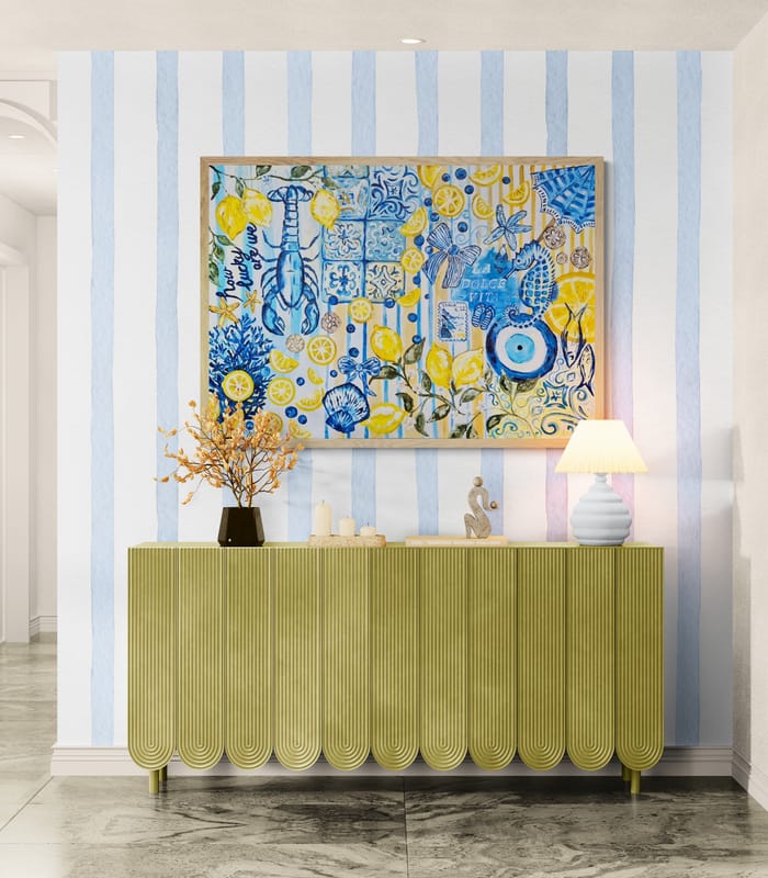 - SOLD - "How Lucky Are We?" - 119.5cm x 84cm - Acrylic On Canvas - Image 4