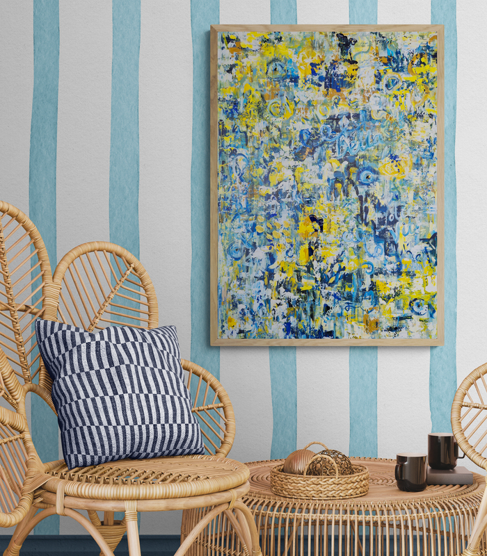 - SOLD - "Tides of Texture" - 59.5cm x 84cm - Acrylic On Canvas
