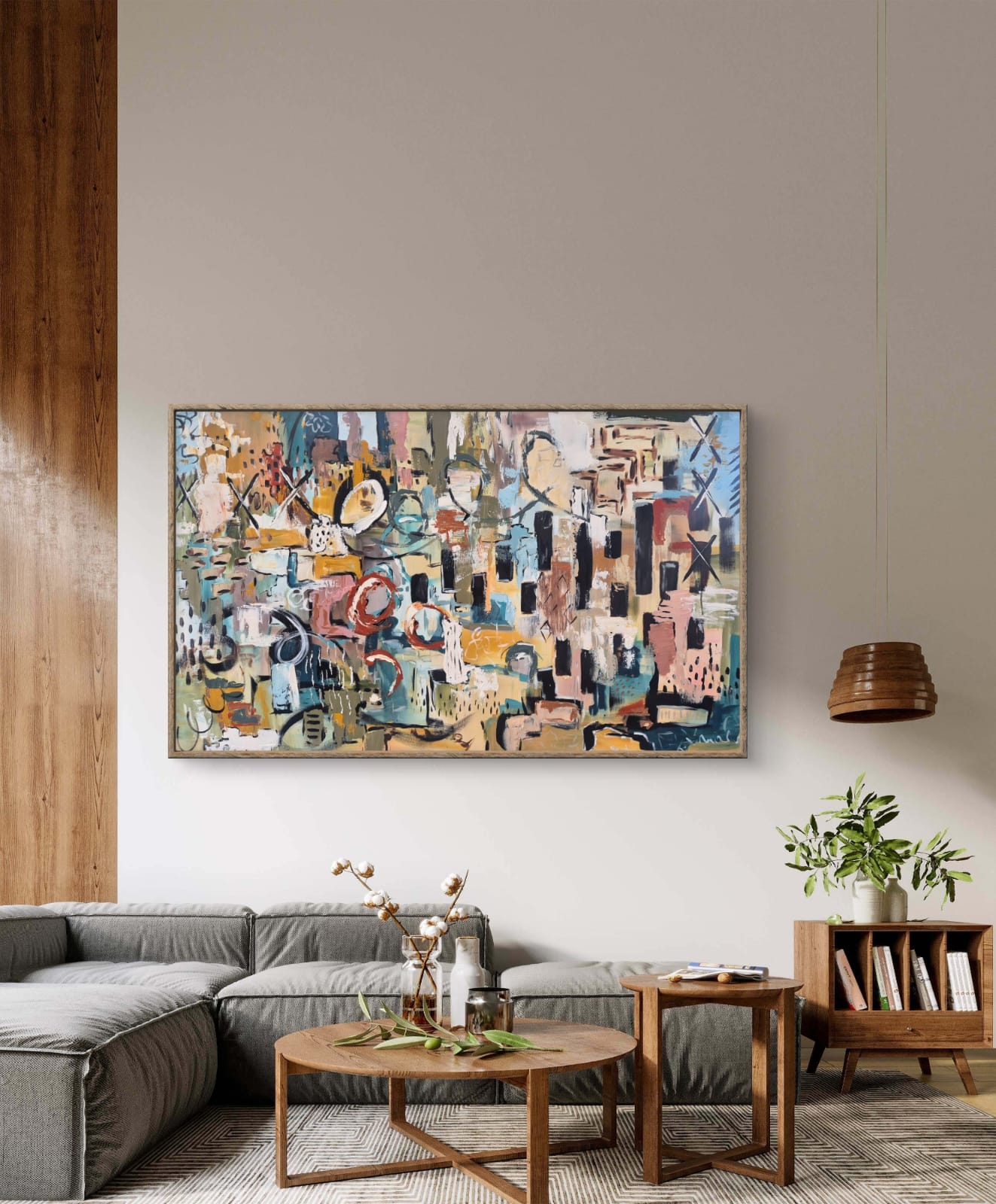 -SOLD- "Echo" - 91 x 152cm - Acrylic On Canvas - Image 2