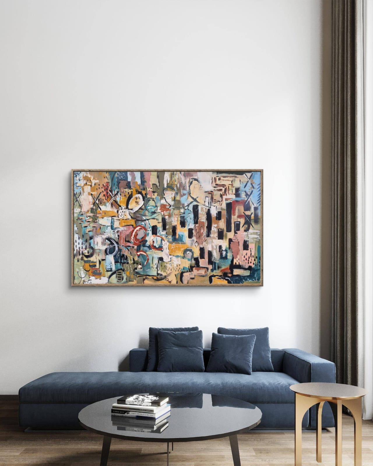 -SOLD- "Echo" - 91 x 152cm - Acrylic On Canvas - Image 15