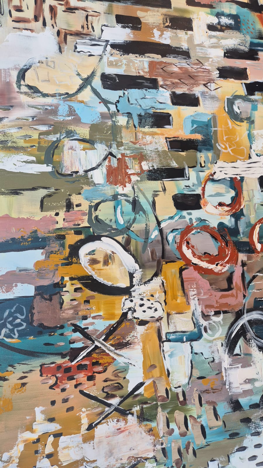 -SOLD- "Echo" - 91 x 152cm - Acrylic On Canvas - Image 8