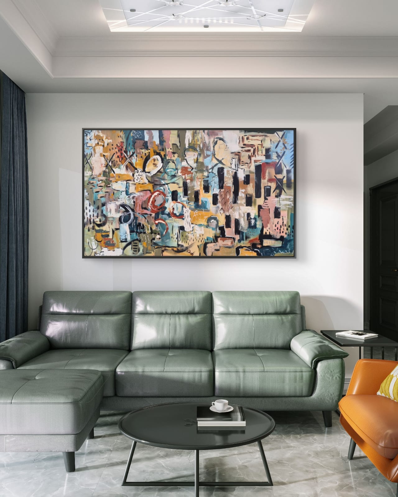 -SOLD- "Echo" - 91 x 152cm - Acrylic On Canvas