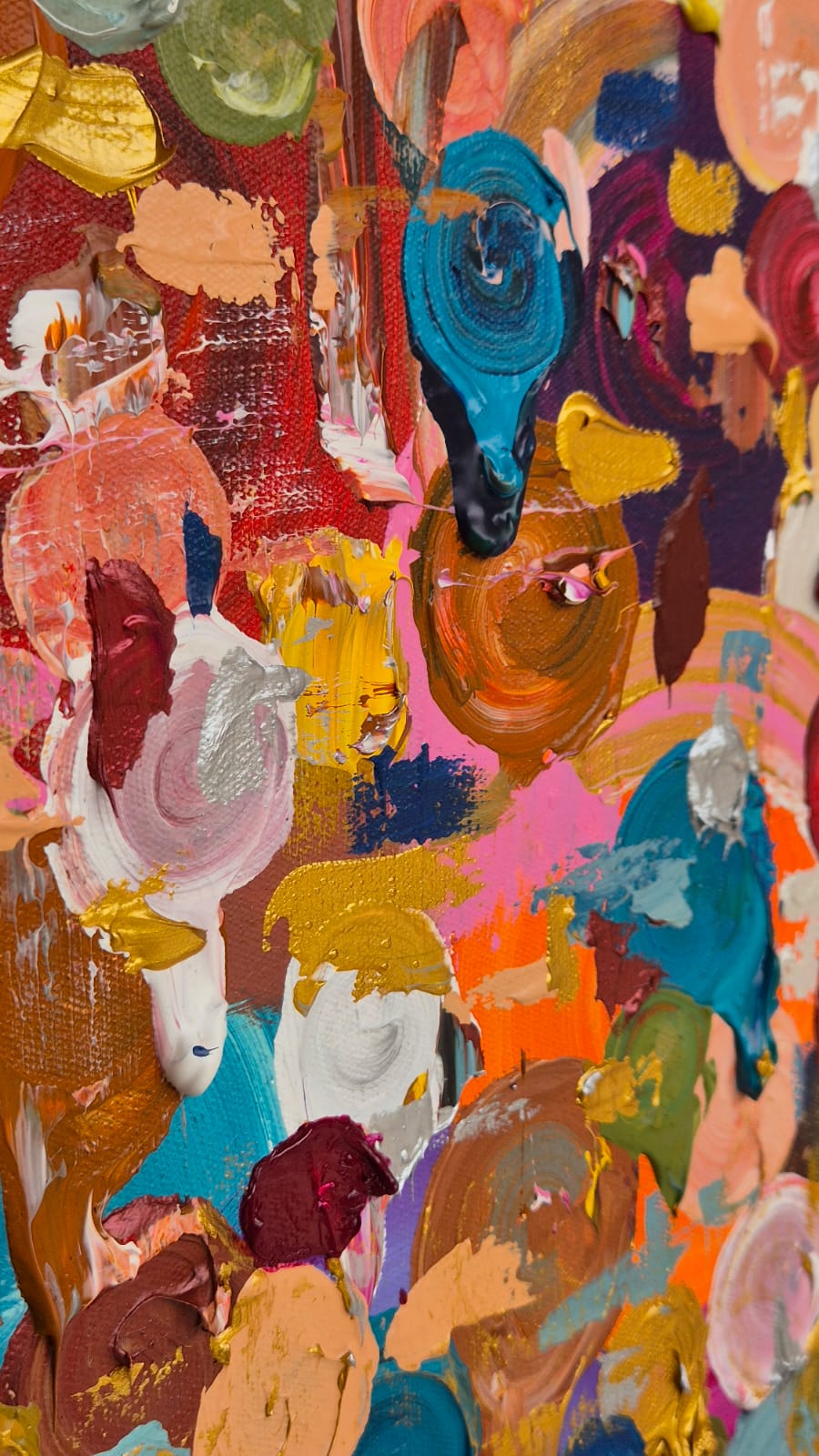 - SOLD - "All Eyes On Her" - 154 x 244cm - Acrylic On Canvas - Framed in Black - Image 11