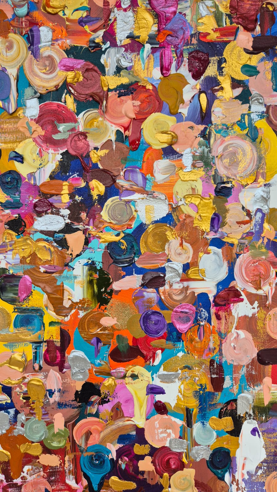 - SOLD - "All Eyes On Her" - 154 x 244cm - Acrylic On Canvas - Framed in Black - Image 14
