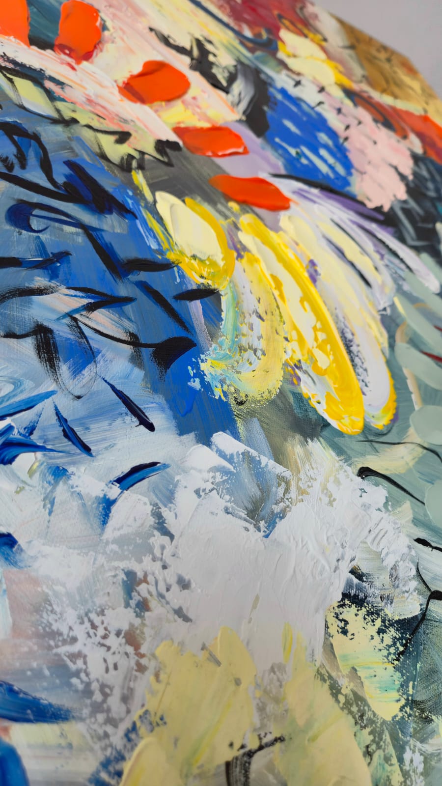 - SOLD - "Electric Tide" - 90 x 152cm - Acrylic On Canvas - Image 18