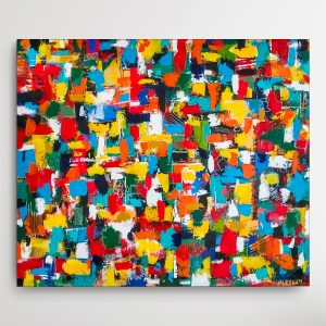 "LE(T'S)GO PLAY" - Acrylic On Canvas - 120cm x 100cm