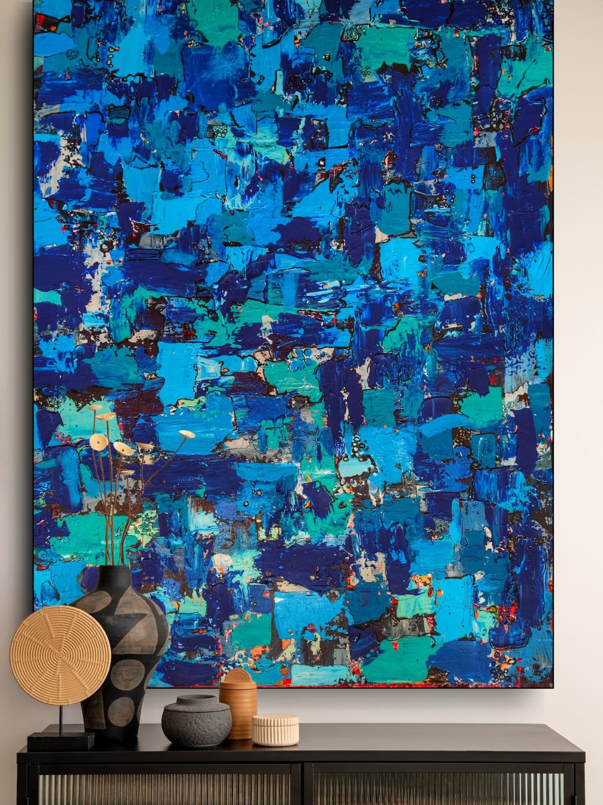 Everblue - Acrylic On Canvas - 76,2cm x 101,6 cm - Image 4